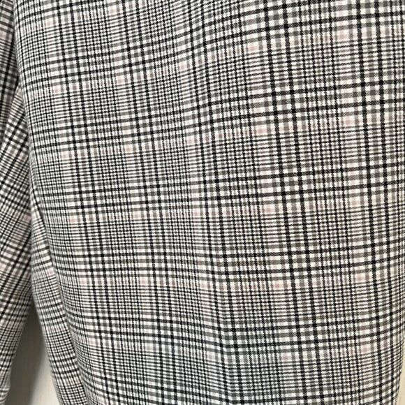 A New Day Plaid Academia Mid Rise Crop Stretch Straight Leg Pocket Trouser Pant - Picture 6 of 11